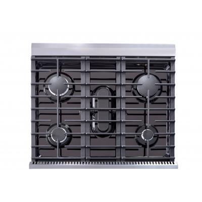 Thor 30" Professional Gas Range in Stainless Steel, LRG3001U - Farmhouse Kitchen and Bath