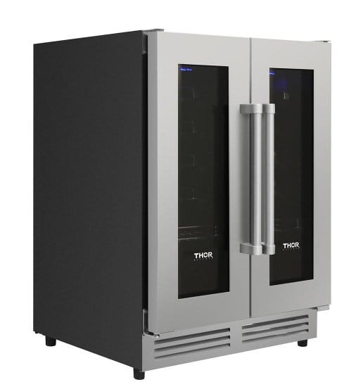 THOR 42" Bottle Dual Zone Built - in Wine Cooler, TWC2402 - Farmhouse Kitchen and Bath