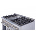 THOR 48″ - 6 Burner Stainless Steel Professional Gas Range, HRG4808U - Farmhouse Kitchen and Bath