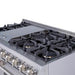 THOR 48″ - 6 Burner Stainless Steel Professional Gas Range, HRG4808U - Farmhouse Kitchen and Bath