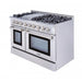 THOR 48" Professional Dual Fuel Propane Range, Stainless, HRD4803ULP - Farmhouse Kitchen and Bath
