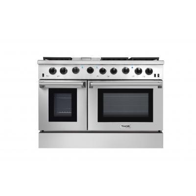 Thor 48" Professional Propane Range in Stainless Steel, LRG4807ULP - Farmhouse Kitchen and Bath