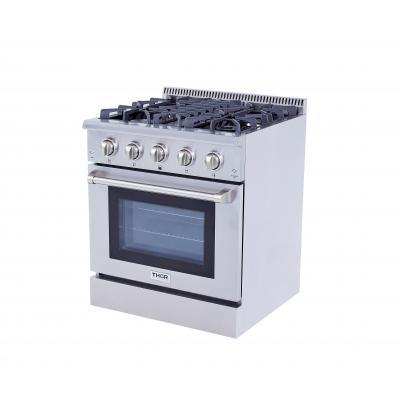 THOR Professional 30" Dual Fuel Range in Stainless Steel, HRD3088U - Farmhouse Kitchen and Bath
