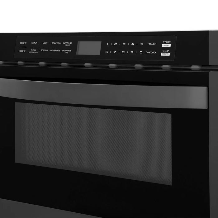 ZLINE 36 " Kitchen Package Range , Range Hood , Microwave  , Dishwasher ,  4KP-RABRH36-MWDW09K