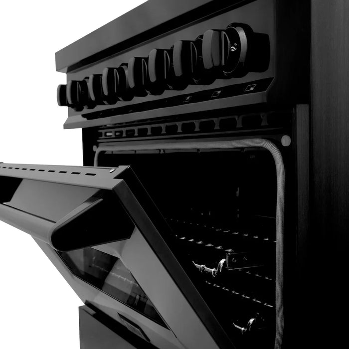 ZLINE 36 " Kitchen Package Range , Range Hood , Microwave  , Dishwasher ,  4KP-RABRH36-MWDW09K