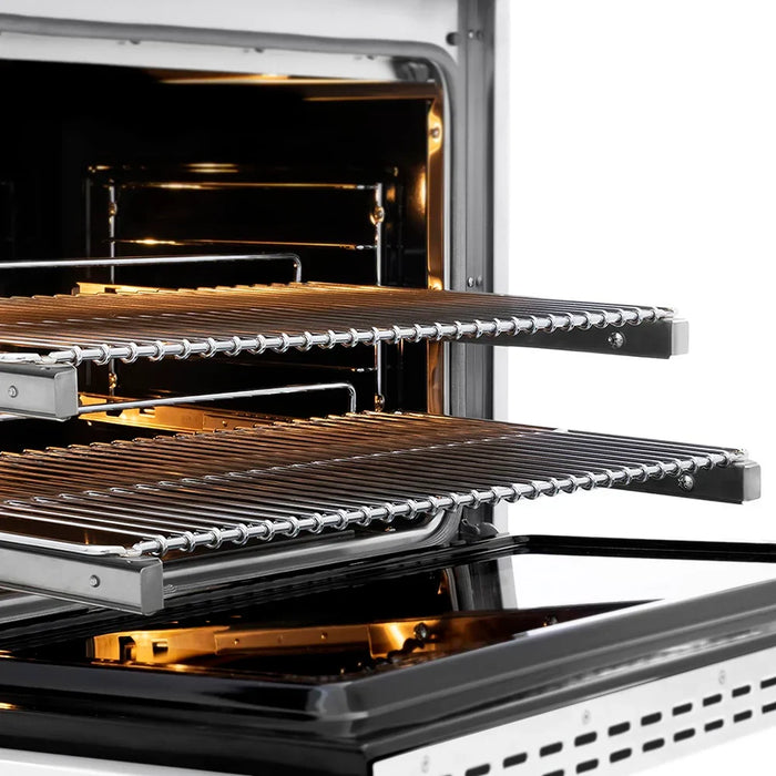 ZLINE 36" Paramount Dual Fuel Range DuoPro™ Cooktop, Electric Convection Oven PSDRSZ-WM-36-CB09K