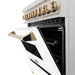 ZLINE 36" Autograph Edition Dual Fuel Range, White Door, RAZ-WM-36 - Farmhouse Kitchen and Bath