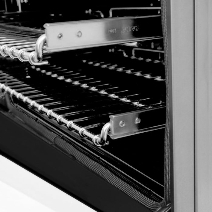 ZLINE 30" Autograph Edition, 4.0 cu. ft. Gas Range, RGZ-WM-30-MB - Farmhouse Kitchen and Bath