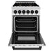 DISCONTINUED-ZLINE 24" Autograph Dual Fuel Range, Stainless, Black accents, RAZ-24-MB - Farmhouse Kitchen and Bath