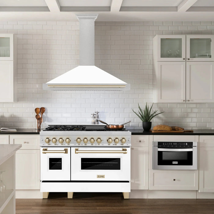 ZLINE 48" Autograph Stainless Wall Range Hood KB4SNZ-WM48-G09K