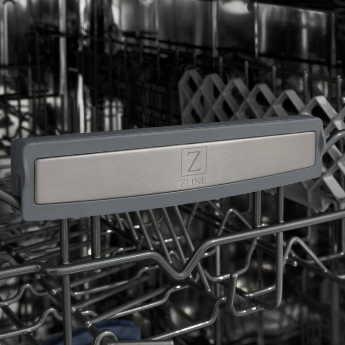 ZLINE 18" Dishwasher in Blue matt panel, Stainless Tub, DWV - BM - 18 - Farmhouse Kitchen and Bath