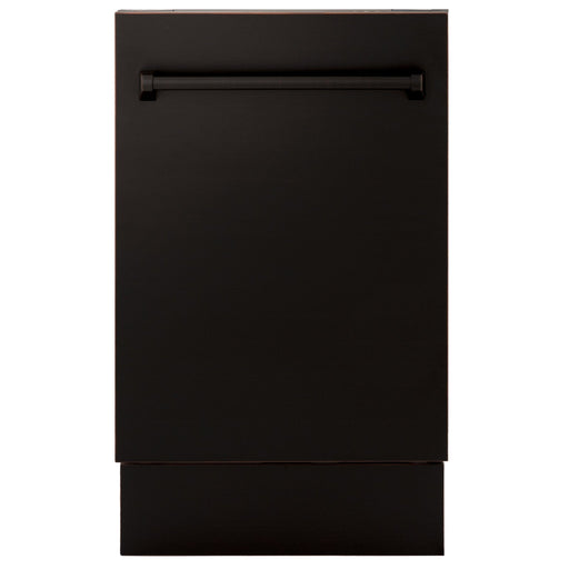 ZLINE 18" Dishwasher, Oil Rubbed Bronze panel, Stainless Tub, DWV - ORB - 18 - Farmhouse Kitchen and Bath