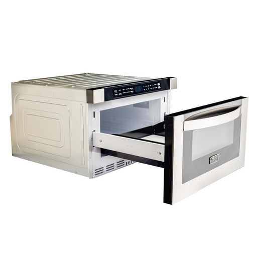 ZLINE 24" 1.2 cu. ft. Microwave Drawer in Stainless Steel, MWD - 1 - Farmhouse Kitchen and Bath