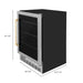 ZLINE 24" Autograph Edition 154 Can Beverage Cooler Fridge with Adjustable Shelves in Stainless Steel with Gold Accents RBVZ - US - 24 - G - Farmhouse Kitchen and Bath