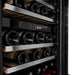 ZLINE 24" Autograph Edition Dual Zone 44 - Bottle Wine Cooler in Stainless Steel with Wood Shelf and Gold Accents RWVZ - UD - 24 - G - Farmhouse Kitchen and Bath
