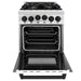 ZLINE 24" Autograph Edition, Gas Range, White Door, RGZ - WM - 24 - MB - Farmhouse Kitchen and Bath