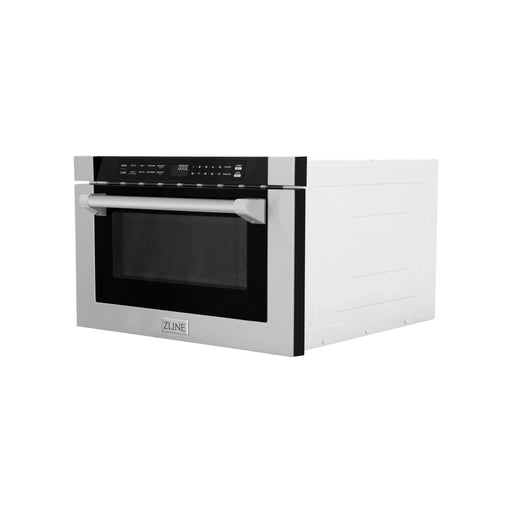 ZLINE 24" Built - in Microwave Drawer, Stainless Steel, MWD - 1 - H - Farmhouse Kitchen and Bath