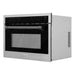ZLINE 24" Convection Microwave, Stainless Steel, Black MWOZ - 24 - MB - Farmhouse Kitchen and Bath