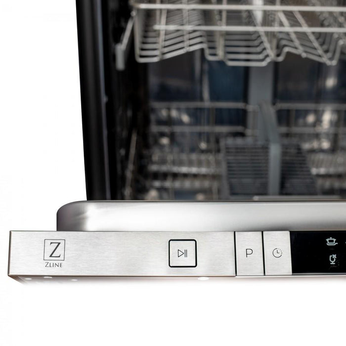 ZLINE 24" Dishwasher in Blue Matte, Stainless Steel Tub, DW - BM - H - 24 - Farmhouse Kitchen and Bath