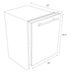 ZLINE 24" Dishwasher in Blue Matte, Stainless Steel Tub, DW - BM - H - 24 - Farmhouse Kitchen and Bath