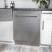 ZLINE 24" Dishwasher in DuraSnow Stainless panel, Stainless Tub, DWV - SN - 24 - Farmhouse Kitchen and Bath