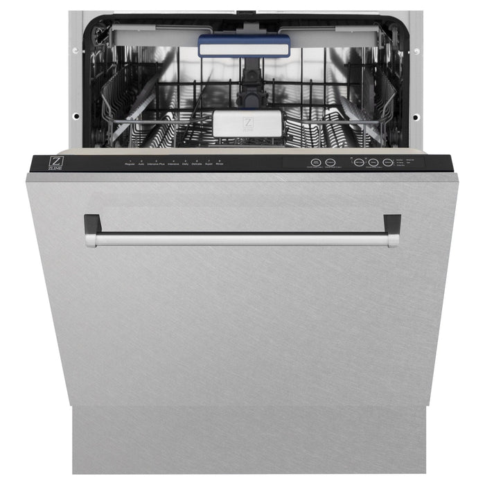 ZLINE 24" Dishwasher in DuraSnow Stainless panel, Stainless Tub, DWV - SN - 24 - Farmhouse Kitchen and Bath