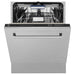 ZLINE 24" Dishwasher in DuraSnow Stainless panel, Stainless Tub, DWV - SN - 24 - Farmhouse Kitchen and Bath