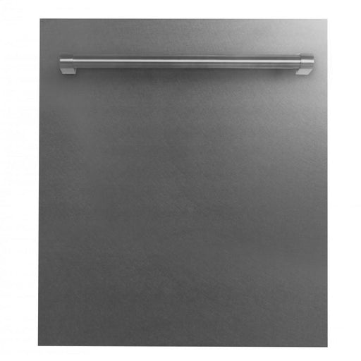 ZLINE 24" Dishwasher in DuraSnow® Stainless, Traditional Handle, DW - SN - H - 24 - Farmhouse Kitchen and Bath