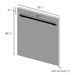 ZLINE 24" Dishwasher in Red Gloss, Stainless Steel Tub, DW - RG - H - 24 - Farmhouse Kitchen and Bath