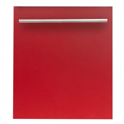 ZLINE 24" Dishwasher in Red Matte, Stainless Steel Tub, DW - RM - H - 24 - Farmhouse Kitchen and Bath