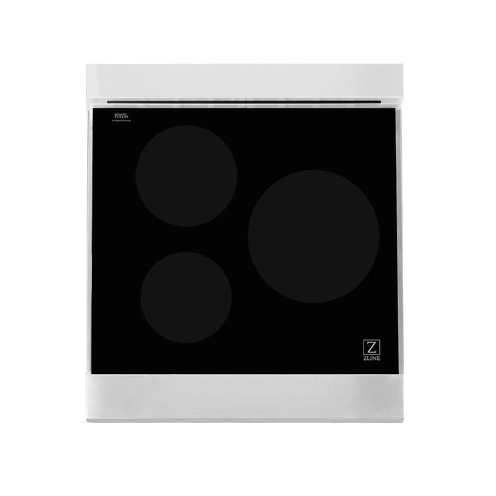 ZLINE 24" Induction Range with a 3 Element Stove and Electric Oven in Stainless Steel RAIND - 24 - Farmhouse Kitchen and Bath