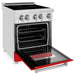 ZLINE 24" Induction Range with a 3 Element Stove and Electric Oven in Stainless Steel RAIND - RG - 24 - Farmhouse Kitchen and Bath