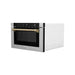 ZLINE 24" Microwave Drawer, Stainless Steel, Bronze MWDZ - 1 - SS - H - CB - Farmhouse Kitchen and Bath
