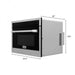 ZLINE 24" Microwave Wall Oven, Stainless Steel, MWO - 24 - Farmhouse Kitchen and Bath
