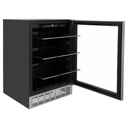 ZLINE 24" Monument 154 Can Beverage Fridge in Stainless Steel RBV - US - 24 - Farmhouse Kitchen and Bath