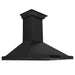 ZLINE 24" Wall Black Stainless Range Hood, Crown Sound, BSKBNCRN - BT - 24 - Farmhouse Kitchen and Bath