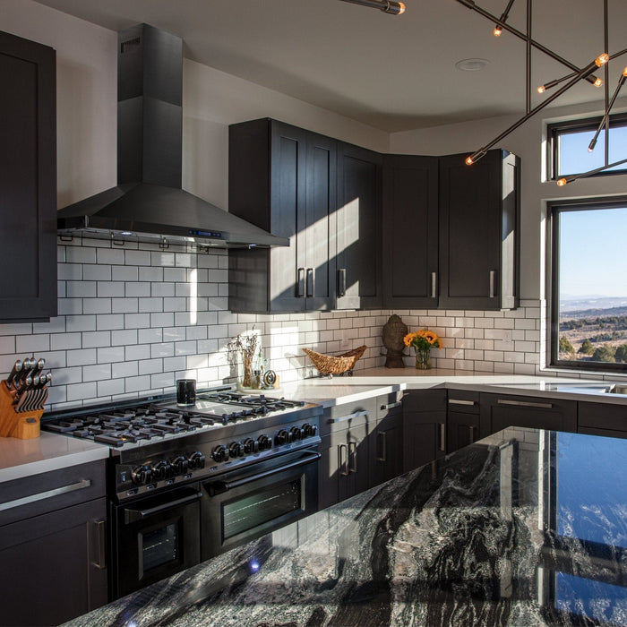 ZLINE 24" Wall Range Hood, Black Stainless Steel, BSKBN - 24 - Farmhouse Kitchen and Bath
