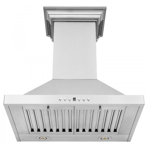 ZLINE 24" Wall Range Hood, Built - in CrownSound® Bluetooth Speakers, KBCRN - BT - 24 - Farmhouse Kitchen and Bath