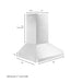 ZLINE 30" Alpine Wall Range Hood, Stainless Steel, ALP100WL - 30 - Farmhouse Kitchen and Bath