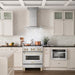 ZLINE 30" Autograph Dual Fuel Range, DuraSnow Stainless, Gold, RASZ - SN - 30 - G - Farmhouse Kitchen and Bath