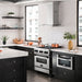 ZLINE 30" Autograph Dual Fuel Range, Stainless Steel, RAZ - 30 - MB - Farmhouse Kitchen and Bath