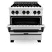 ZLINE 30" Autograph Dual Fuel Range, Stainless Steel, RAZ - 30 - MB - Farmhouse Kitchen and Bath