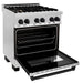 ZLINE 30" Autograph Dual Fuel Range, Stainless Steel, RAZ - 30 - MB - Farmhouse Kitchen and Bath