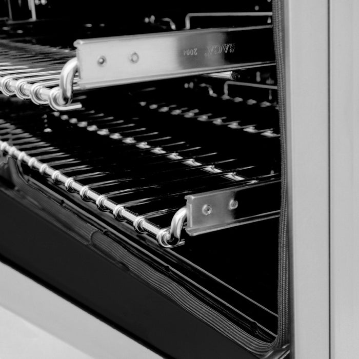 ZLINE 30" Autograph Dual Fuel Range, Stainless Steel, RAZ - 30 - MB - Farmhouse Kitchen and Bath