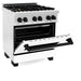 ZLINE 30" Autograph, Dual Fuel Range, White Door, RASZ - WM - 30 - MB - Farmhouse Kitchen and Bath