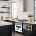 ZLINE 30" Autograph, Dual Fuel Range, White Door, RASZ - WM - 30 - MB - Farmhouse Kitchen and Bath