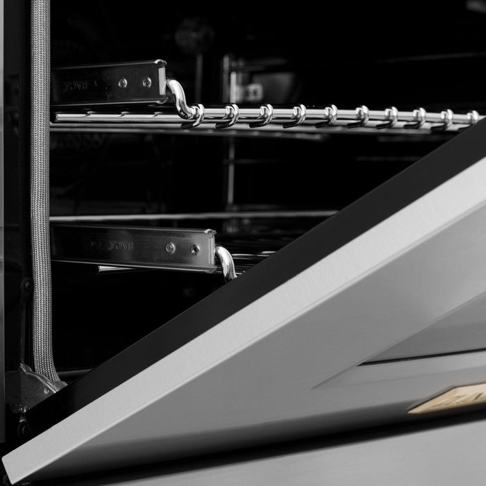 ZLINE 30" Autograph Edition, Dual Fuel Range, Gold Accents, RAZ - 30 - G - Farmhouse Kitchen and Bath