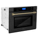 ZLINE 30" Autograph Single Wall Oven with Self Clean and True Convection in Black Stainless Steel Champagne Bronze AWSZ - 30 - BS - CB - Farmhouse Kitchen and Bath