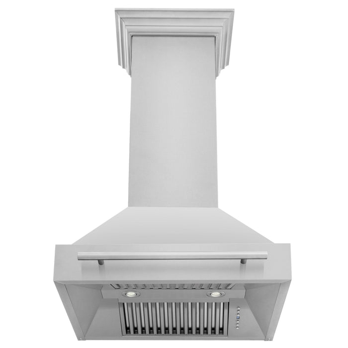 ZLINE 30" Autograph Stainless Wall Range Hood, 8654STX - 30 - Farmhouse Kitchen and Bath