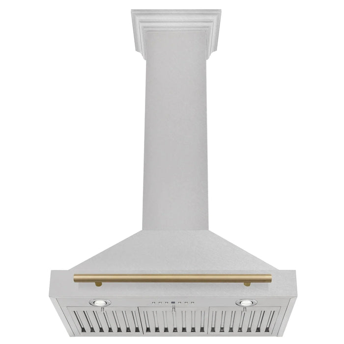 ZLINE 30" Autograph Stainless Wall Range Hood KB4SNZ - 30 - CB - Farmhouse Kitchen and Bath